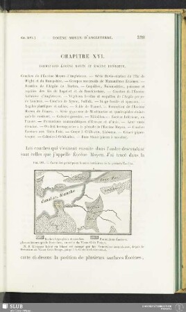 Chapitre XVI. Formations éocène moyen et éocène inférieur
