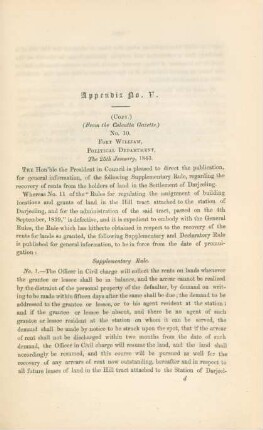 Appendix No. V