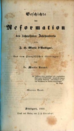 Geschichte der Reformation des sechzehnten Jahrhunderts, 4
