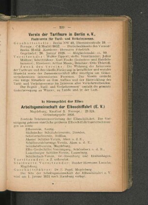 b) Stromgebiet der Elbe: