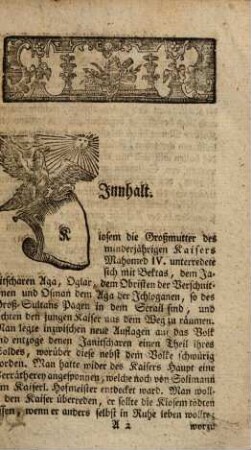 Mahomed der Vierte : Ein Trauerspiel ; Aufgeführet zu Wienn, auf dem Kaiserl. Königl. privilegirten Stadt-Theater
