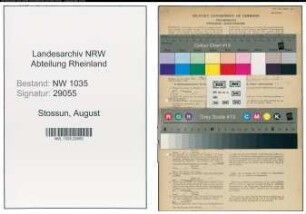 Entnazifizierung August Stossun , geb. 13.09.1900 (Bergmann)