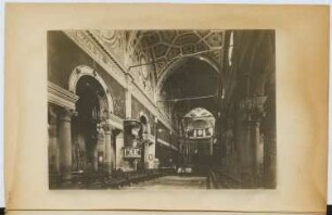 San Benedetto in Polirono, San Benedetto Po: Innenansicht (aus: Skizzen- und Fotoalbum 5)