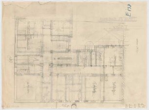 Thiersch, August ; München, Ismaningerstr.; Wohnbebauung - Grundriss