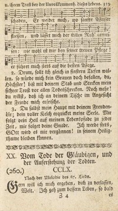 XX. Vom Tode der Gläubigen, und der Auferstehung der Todten