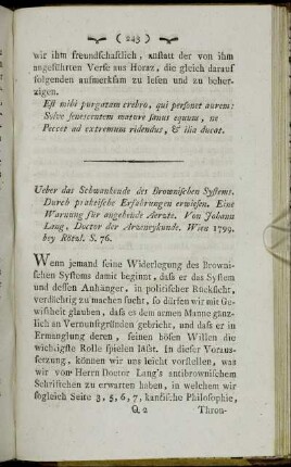 [Herr Doktor Johann Lang]