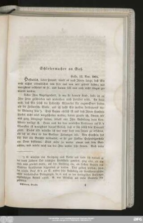 Schleiermacher an Gaß. Halle, 13. Nov. 1804.