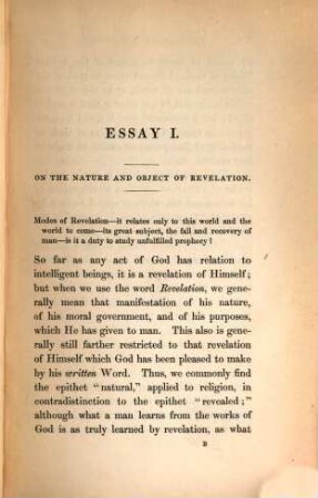 Eruvin, or miscellaneous essays on subjects connected with the nature, history and destiny of man