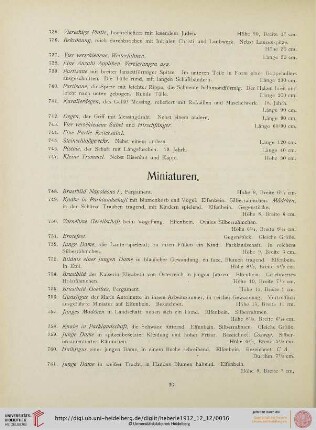 Miniaturen (Nr. 748-788)