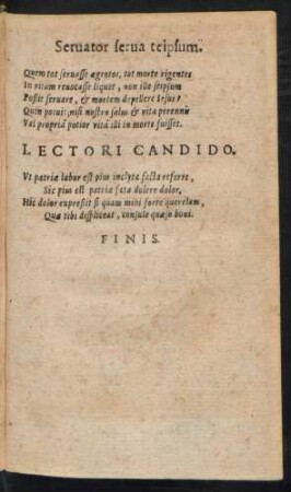 Lectori Candido.