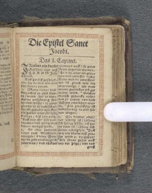 Die Epistel Sanct Jacobi.