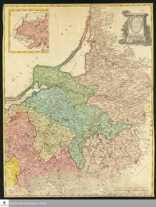 Tabula Regni Borussiæ, Borussiam Orientalem exhibens