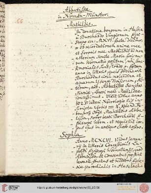 Abbatissae in Nonnen-Münster