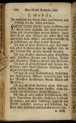 Kurze Gebätlein (I. - VII.)