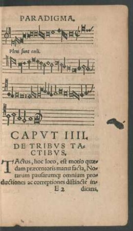 Caput IIII. De Tribus Tactibus.