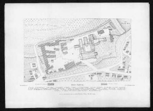 Kloster Maulbronn. Lageplan.