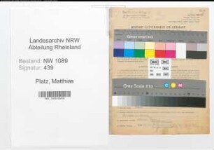 Entnazifizierung Matthias Platz , geb. 23.04.1904 (Polizeibeamter)