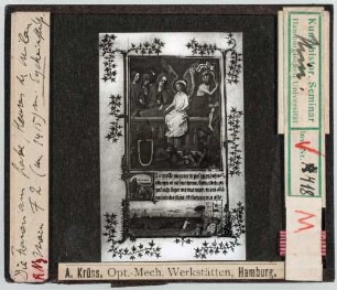 Jan van Eyck (Einfluss?): Die Frauen am Grabe. Turiner Stundenbuch, um 1415