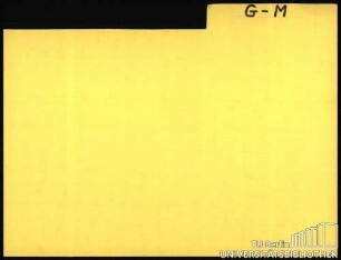 PRIMULA: Sorten G-M