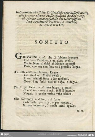 Sonetto