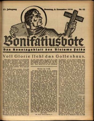 Ausgabe vom Sonntag, den 08. November 1936.
