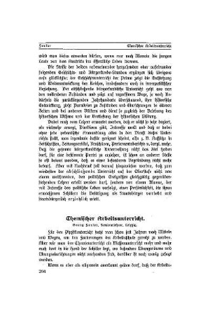 Chemischer Arbeitsunterricht