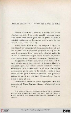 32: Matrici di tessere di piombo nei musei di Roma