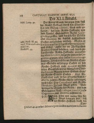 Der XLI. - XLVII. Artickel.