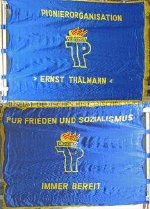 Fahne der Pionierorganisation "Ernst Thälmann"