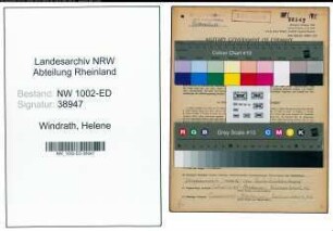 Entnazifizierung Helene Windrath, geb. 16.07.1896 (Lehrerin)