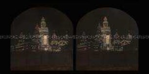 Beleuchtung des elektrischen Palastes bei Nacht, Pan-American Exposition, Buffalo