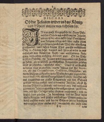 3-24, Variorum Discursuum Bohemicorum Nervi Continuatio IV ...