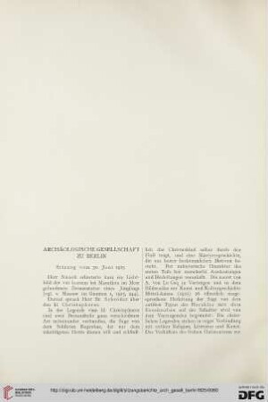 Sitzung vom 30. Juni 1925
