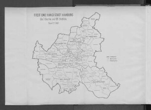 Freie und Hansestadt Hamburg. Die 7 Bezirke und 106 Stadtteile