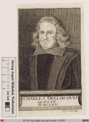Bildnis Charles Drelincourt d. Ä.