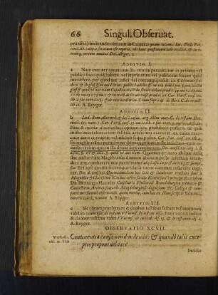 Observatio XCVII. Continentia causae diuidenda: et quandò talis exceptio proponi debeat?