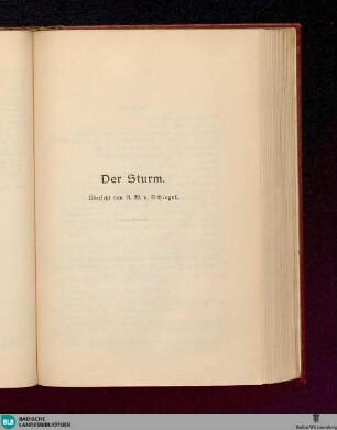 5: Julius Cäsar. Was ihr wollt. Der Sturm