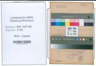 Entnazifizierung Caspar Mohr , geb. 31.01.1884 (Haendler)