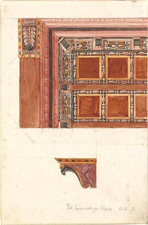 Walther, Conradin; u. a. Deutschland; Italien; Sammlung Conradin Walther: Band IV, Nr. 302 - 343 (fol. 269 - 313) - aus dem Palazzo Comunale in Siena (Details)