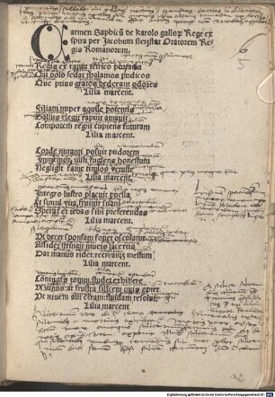 Carmen Saphicum de Carolo Gallorum Rege