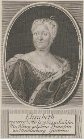 Bildnis der Elisabeth, Herzogin von Sachsen-Merseburg