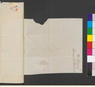 Brief von Robinson, M. an Goethe, Johann Wolfgang von