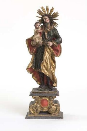 Skulptur: Hl. Joseph mit Christuskind