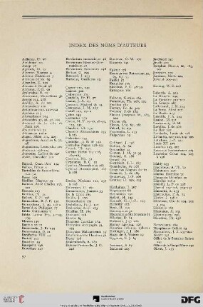 Index des noms d'auteurs