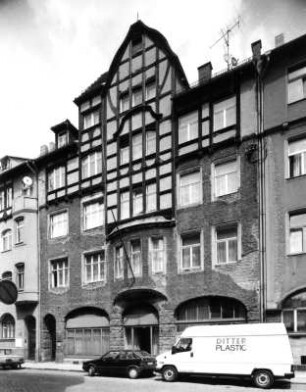 Meißen-Altstadt, Martinstraße 4. Wohnhaus mit Laden (um 1900). Straßenansicht
