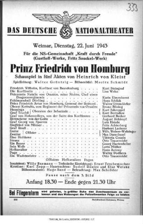 Prinz Friedrich von Homburg