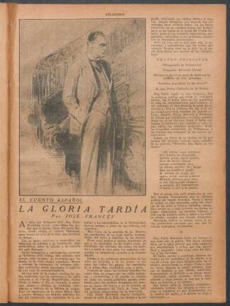 La gloria tardía : El cuento español