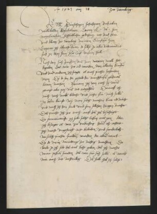 Textseite mit Handschrift Dürers : 4r : Textseite mit Handschrift Dürers