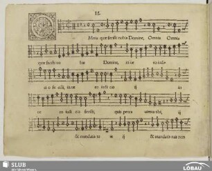 II. Omnia quae fecisti nobis Domine