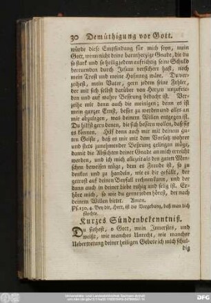 [10)] Kurzes Sündenbekenntniß.